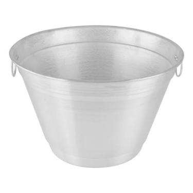 Imagem de 3X Balde De Gelo Cerveja Alumínio 7Lts Baldinho Cerveja Bar