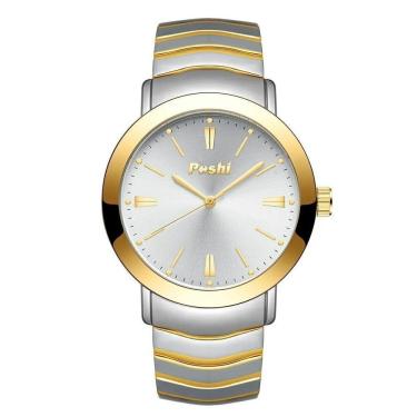 Imagem de Relógio Masculino Poshi 945 à Prova D'água Ouro