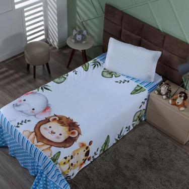 Imagem de Manta Soft Estampada Infantil Solteiro 2,20 x 1,55 Decoração Quarto Cr