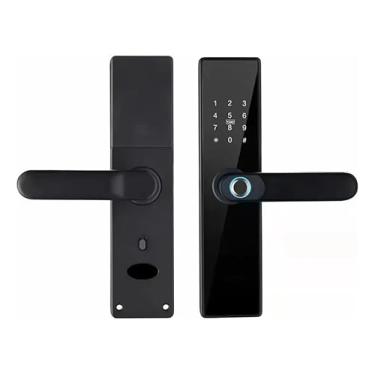 Imagem de Fechadura Inteligente Biométrica Smart Digital Eletrônica