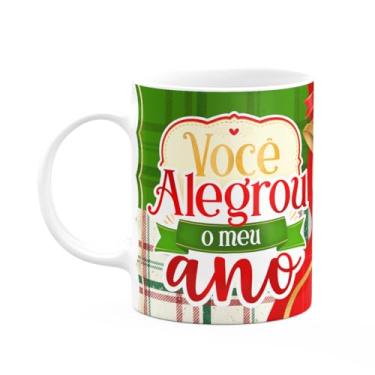 Imagem de JPS INFO, Caneca Natalina - Você alegrou o meu ano - M2-325ml