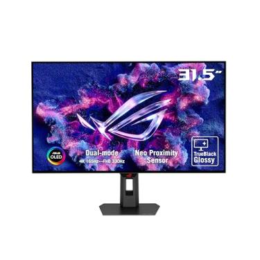 Imagem de ASUS ROG Strix 81.3 cm 4K OLED Gaming Monitor (XG32UCWG) - TrueBlack Glossy OLED, Dual Mode (4K@165Hz, FHD@330Hz), 0,03ms, G-SYNC compatível, sensor de proximidade Neo, Auto KVM, USB-C, HDMI 2.1, 3