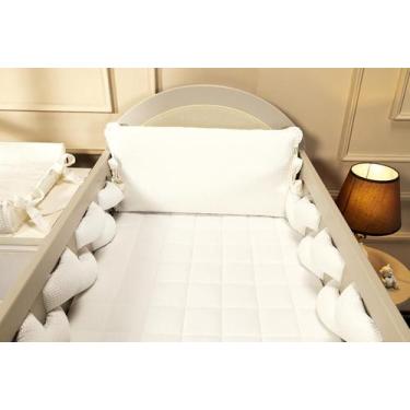 Imagem de Kit Berço Americano de Trança Exclusivo Waffle 100% Algodão - 08 Peças