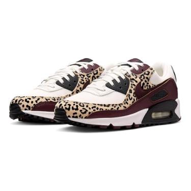 Imagem de Nike Tênis feminino Air Max 90 (vela/preto/bordô), Vela/Borgonha Crush - preto, 35