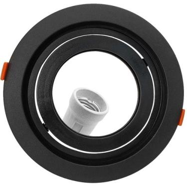 Imagem de Spot Embutir Redondo Preto 17 Cm Para Par30 E27 - EMBULED, Preto, 110V