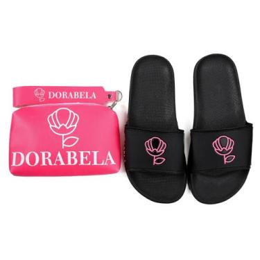 Imagem de Chinelo Feminino Slide  Bolsa Necessaire Bag Dorabela, Pink, 36/37