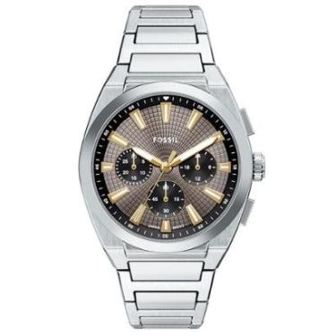 Imagem de Relógio Fossil Masculino Everett Prata - FS6128/1CN Relógio Fossil Masculino Everett - FS6128/1CN-Masculino