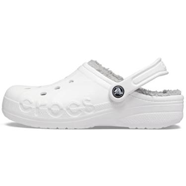 Imagem de Sandália crocs baya lined clog white/light grey - 35