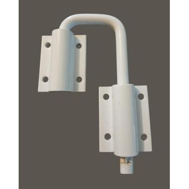 Imagem de Fecho Trinco Multiuso Para Porta Camarão e Janelas Branco Abc & Art