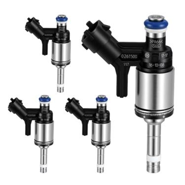 Imagem de 2010-2016 4 peças de injetores de combustível compatíveis com Mini Cooper 2010-2016 Cooper Countryman 2011-2016 Cooper Paceman 2013-2016, para BMW 118i 2012-2015 e 120i 2016, 1.6L L4 Turbo Replace 13