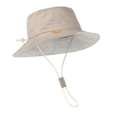 Imagem de Chapéu de sol para bebês Hatiis Summer Bucket Hat de algodão para meni