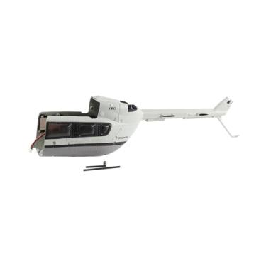 Imagem de Esquirla Carcaças esquerda e direita para helicóptero RC Wltoys K160, peças de reposição brancas de alta resistência para helicóptero de controle remoto.
