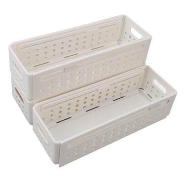 Imagem de SUNGOOYUE Organizador de Suprimentos Ajustável Expansível e Recipiente de Armazenamento Retrátil - Plástico para Armazenamento Doméstico (Pequeno)