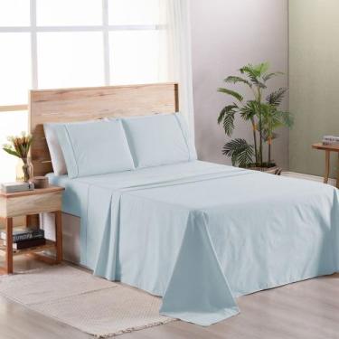 Imagem de Jogo De Cama Premier King 03 Peças Hipercal 200 Fios 80% Algodão, 20% 