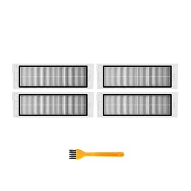 Imagem de Hepa Filter Main Side Brush Mop Cloth Compatible With Xiaomi Mijia 1C 1T Mi Robot Vacuum Mop Dreame F9 Robotic Vacuum Cleaner Accessories(Chocolate)