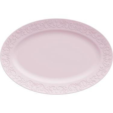 Imagem de Germer, Travessa oval em porcelana, modelo Tassel, refratária, Rasa G, Rosa