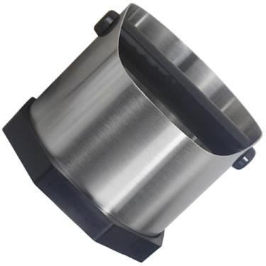 Imagem de Recipiente resistente para descarte de café em aço inoxidável, barra redutora de ruído para estações de máquinas de café expresso