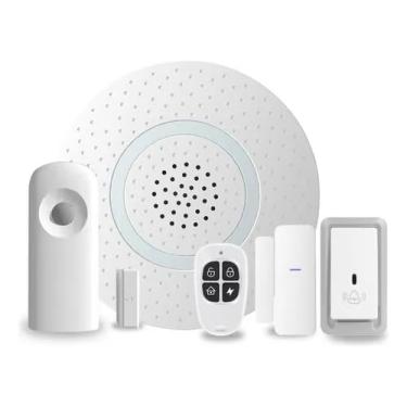 Imagem de Kit Alarme Residencial Inteligente Sistema Smart Wifi Alexa