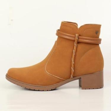 Imagem de Bota Mississipi Cano Curto Tira Trancada Lateral-Feminino