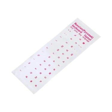 Imagem de Adesivo De Teclado Para Laptop E Desktop Em PVC Transparente Fosco Bri