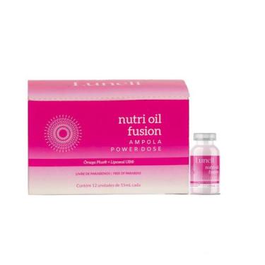 Imagem de Caixa Ampola Power Dose Lunell Nutri Oil Fusion 12x15ml