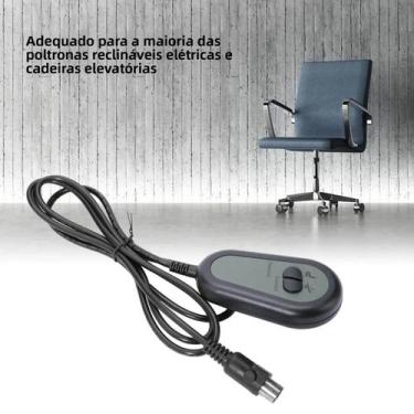 Imagem de Recliner controle remoto elétrico para cadeira e sofá, Hand Switch Con