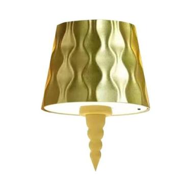 Imagem de Luminária De Mesa Sem Fio Com Controle Por Toque Em 3 Cores, Luz Notur