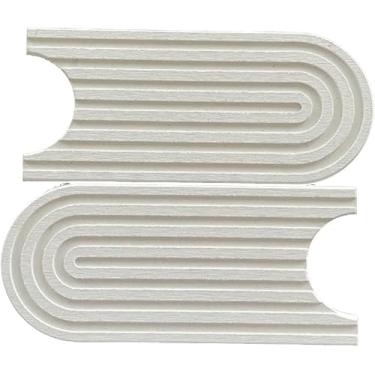 Imagem de Protetor contra respingos de pia de cozinha de 43 cm, tapete de torneira de pedra para cozinha, tapete de pedra de secagem rápida de diatomita, protetores de pia, alça de torneira absorvente de água