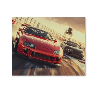Imagem de HouLaiZhe Drift Sports Car S15 Jdm Car Extreme Speed Posters Tela Estética Decoração de Parede Pintura de Parede Impressões Sala de Galeria Decoração de Parede para Quarto Sala de Estar Escritório 11