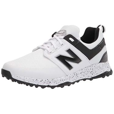 Imagem de New Balance Tênis de golfe masculino LinksSL, Branco/preto, 45