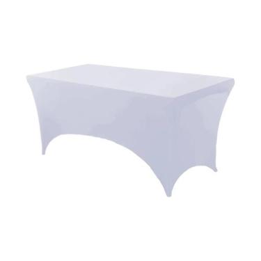 Imagem de Toalha De Mesa De Spandex Elástica Lavável E Resistente a Rugas Para E