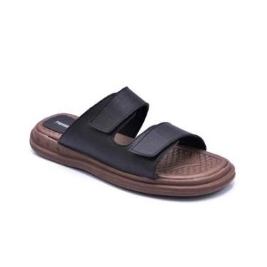 Imagem de Sandália Masculina Couro Confortável Dia a Dia-Masculino