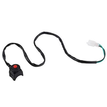 Imagem de Generic Interruptor de Guiador de Motocicleta de 22 Mm, Compacto, Leve, Controle de Flash de Buzina, Liga/desliga para Scooter ATV