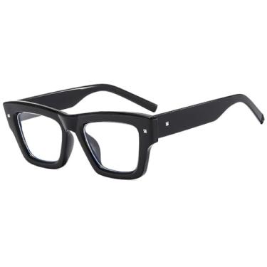 Imagem de Óculos de Sol UV400 - Cor Jelly com Estampa de Leopardo e Rebites Azuis para Homens e Mulheres, Esportivos, para Corrida, Ciclismo e Atividades ao Ar Livre, nas cores preto e branco.