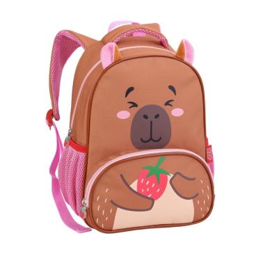 Imagem de Mochila  De Costa Capivara Creche Infantil Meninas