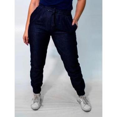 Imagem de Calça Jogger Jeans Azul Noite Alta Anticorpus Jeanswear-Feminino