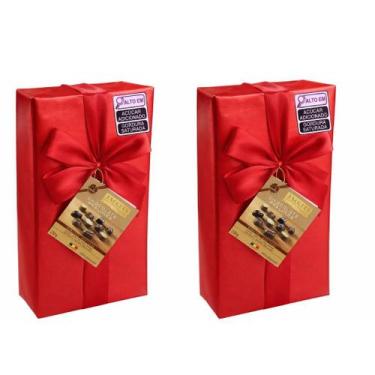 Imagem de Kit 2 caixas chocolates jacques pralines red 250g  pralines belgas sof