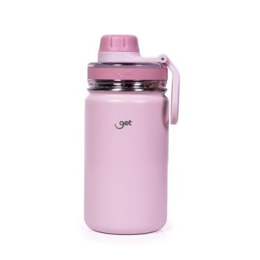 Imagem de Garrafa Térmica Inox Get Trity 350ml Rosé com tampa e bico