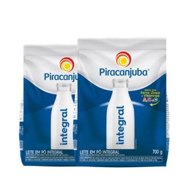 Imagem de Kit 2 Leite Em Pó Integral 700g - PIRACANJUBA