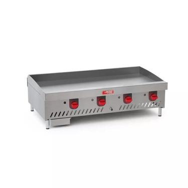 Imagem de Chapa de Fritura a Gás Modelo Exportação 1,22m 19mm - RED Chameleon