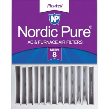 Imagem de Nordic Pure 16 x 20 x 5 (tamanho real: 15 7/8 x 19 5/8 x 4 3/8) Honeywell/Lennox Filtro de ar MERV 8 de substituição 1 pacote