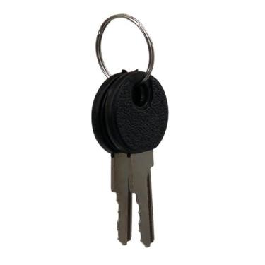 Imagem de Trava para Bicicleta Reforçada com Cabo de Aço, 1 Metro x 12mm, 163g, com 2 Chaves