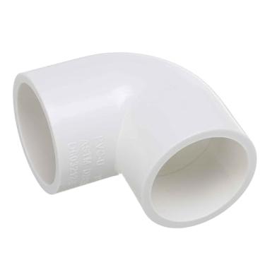 Imagem de DTGN 5 peças de encaixe de PVC de cotovelo de 90° de 3,8 cm, encaixe de tubo de PVC de grau de mobiliário bidirecional SCH40, conector de cotovelo de canto DIY para móveis de construção, conexão de