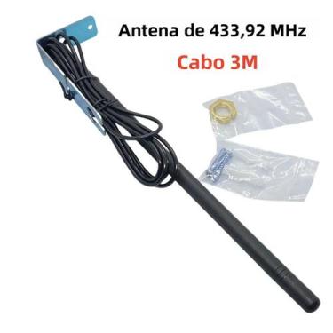 Imagem de Antena Universal À Prova d'Água 433MHz Com Cabo De 3M Para Repetidor D