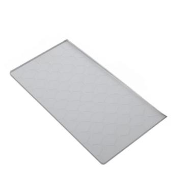 Imagem de Tapete de silicone para pets • À prova d’água • Ideal para areia de gato Facil de limpar! Resiste à molhagem!(88cm*62cm Cinza claro)