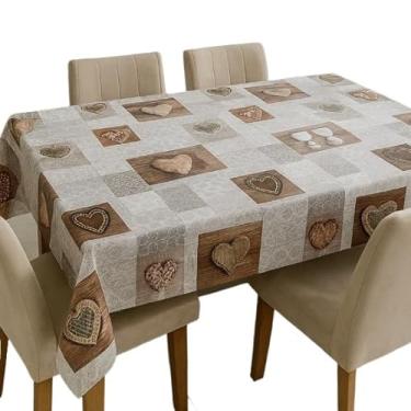 Imagem de Toalha de Mesa Térmica em PVC 4 Impermeável e Sofisticada Estampas Variadas(06 coração,8cad 3,00x1,40)