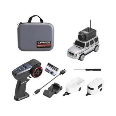 Imagem de Carro Mini RC Em Escala 1/64 Com Câmera HD Controle Remoto De 24GHz Co