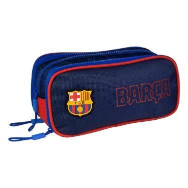 Imagem de Estojo Escolar Triplo do Barcelona Xeryus 16647-Masculino