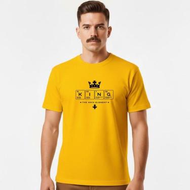 Imagem de Camiseta Masculina Algodão Premium KING TABELA PERIODICA-Masculino