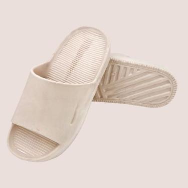Imagem de Chinelo Masculino Calm Slide Macio Estiloso Para Dia A Dia, Caqui, 39